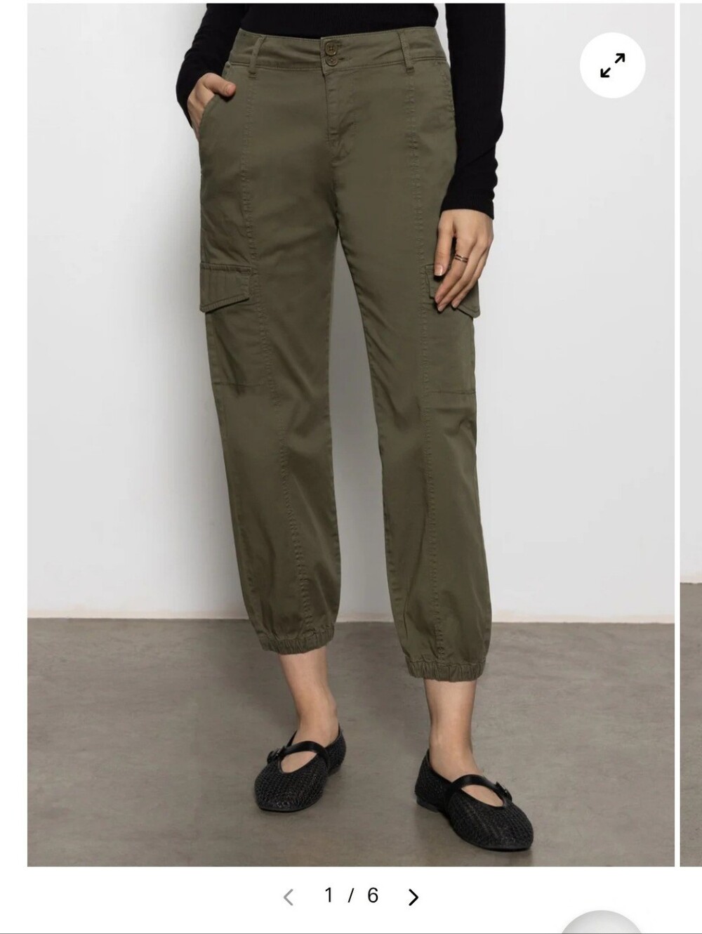Sancturary Rebel Pant, Cargo Green, 27